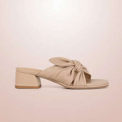 Women's Flat Strap Sandals – Indoor Outdoor Leather Patchwork
