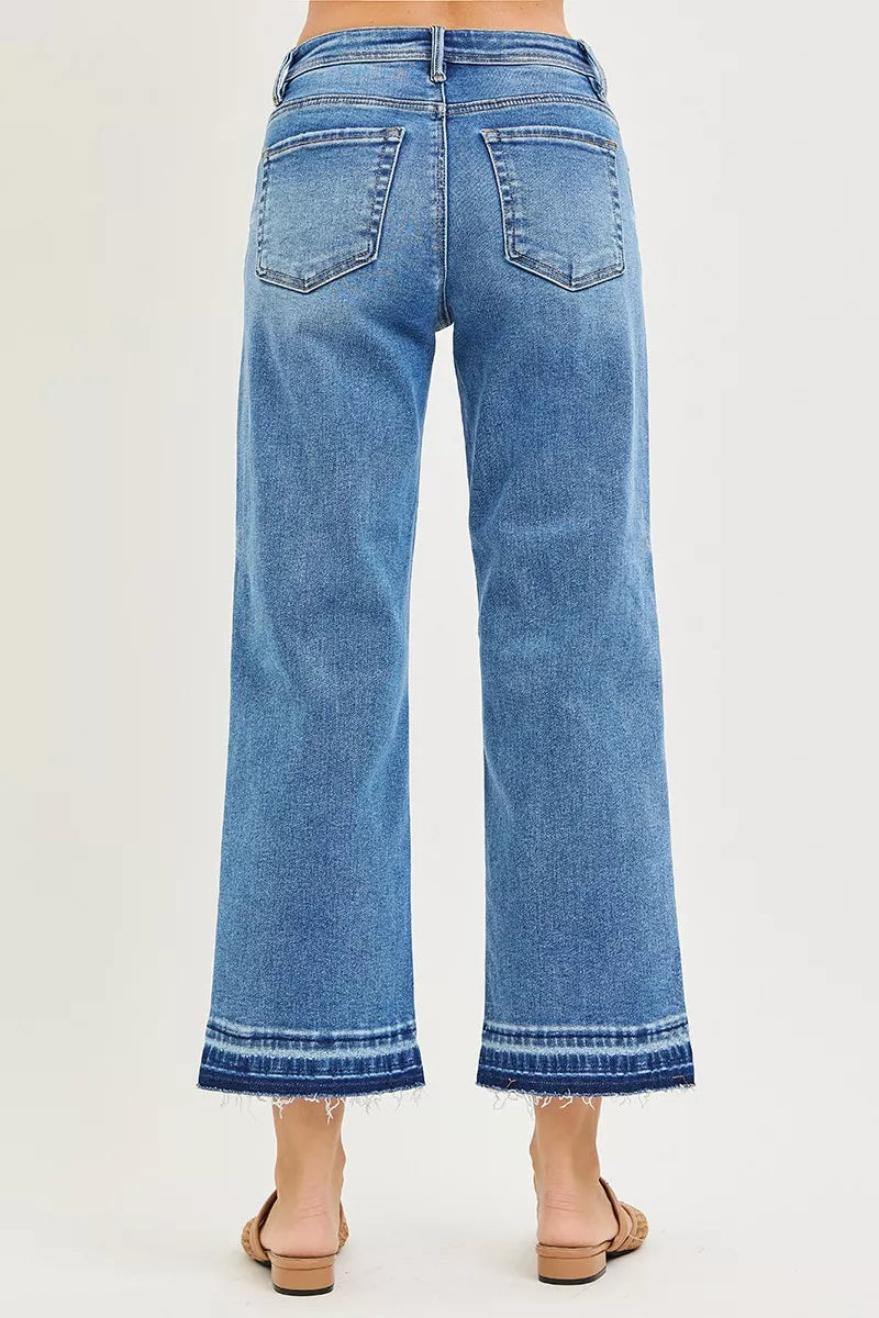 RISEN Slouchy Cropped  Boyfriend Jeans