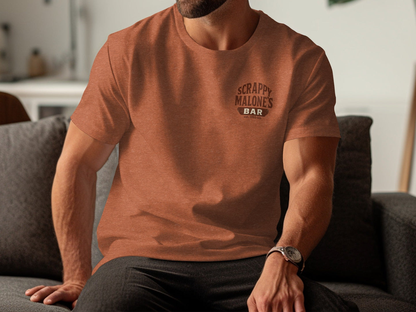 Industrial Magnet Tournament Tee - Scrappy Malone's Bar Humor