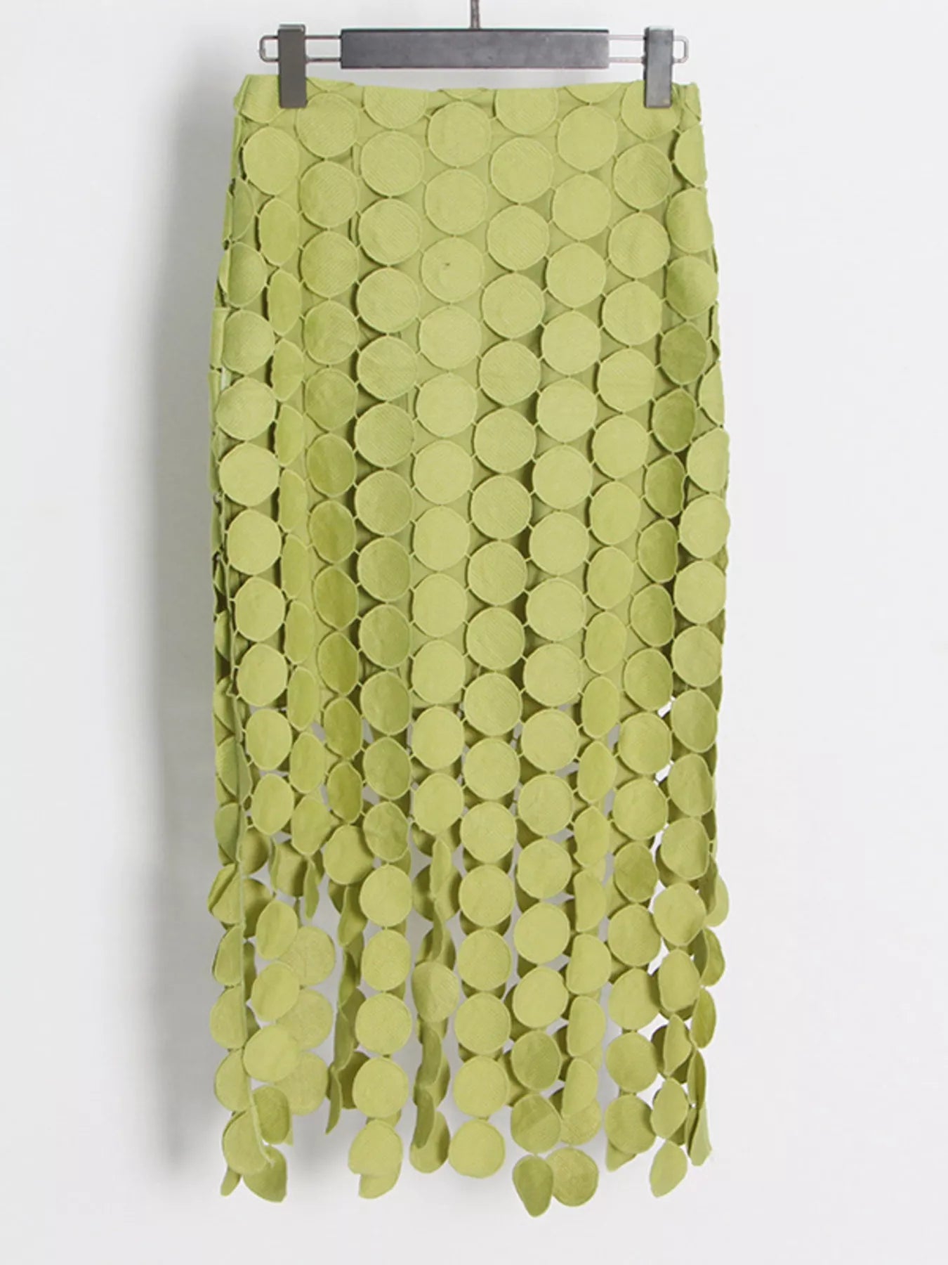 Fringe Midi Skirt See size chart under “more details”