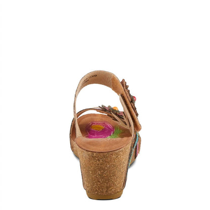 Women's Moai Adjustable Straps Wedge Sandals