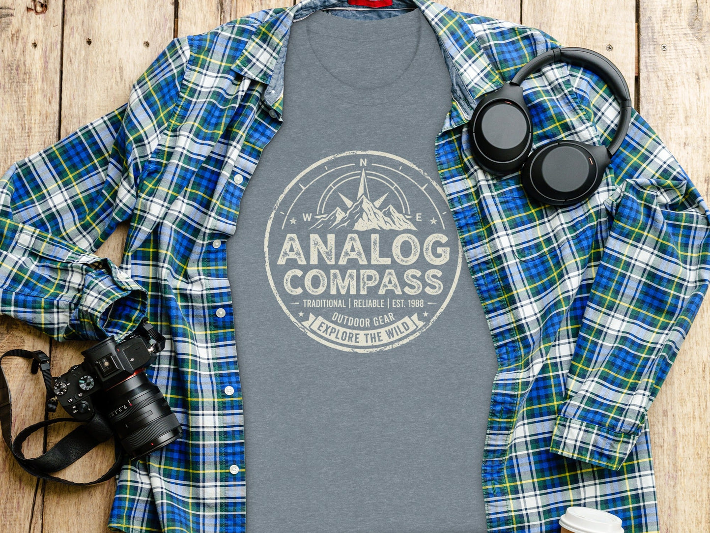 Analog Compass Heritage: The Explorer's Adventure Tee