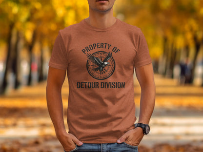 Rugged Detour Division Compass Eagle Tee Wilderness Shirt