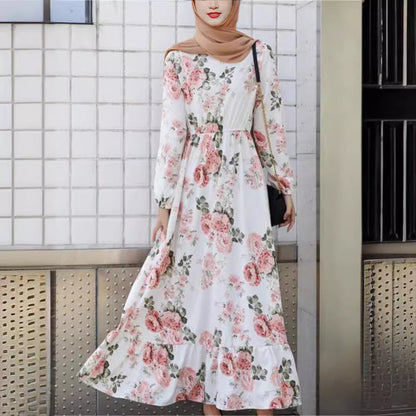 Women's Figure-flattering Floral A-line Skirt