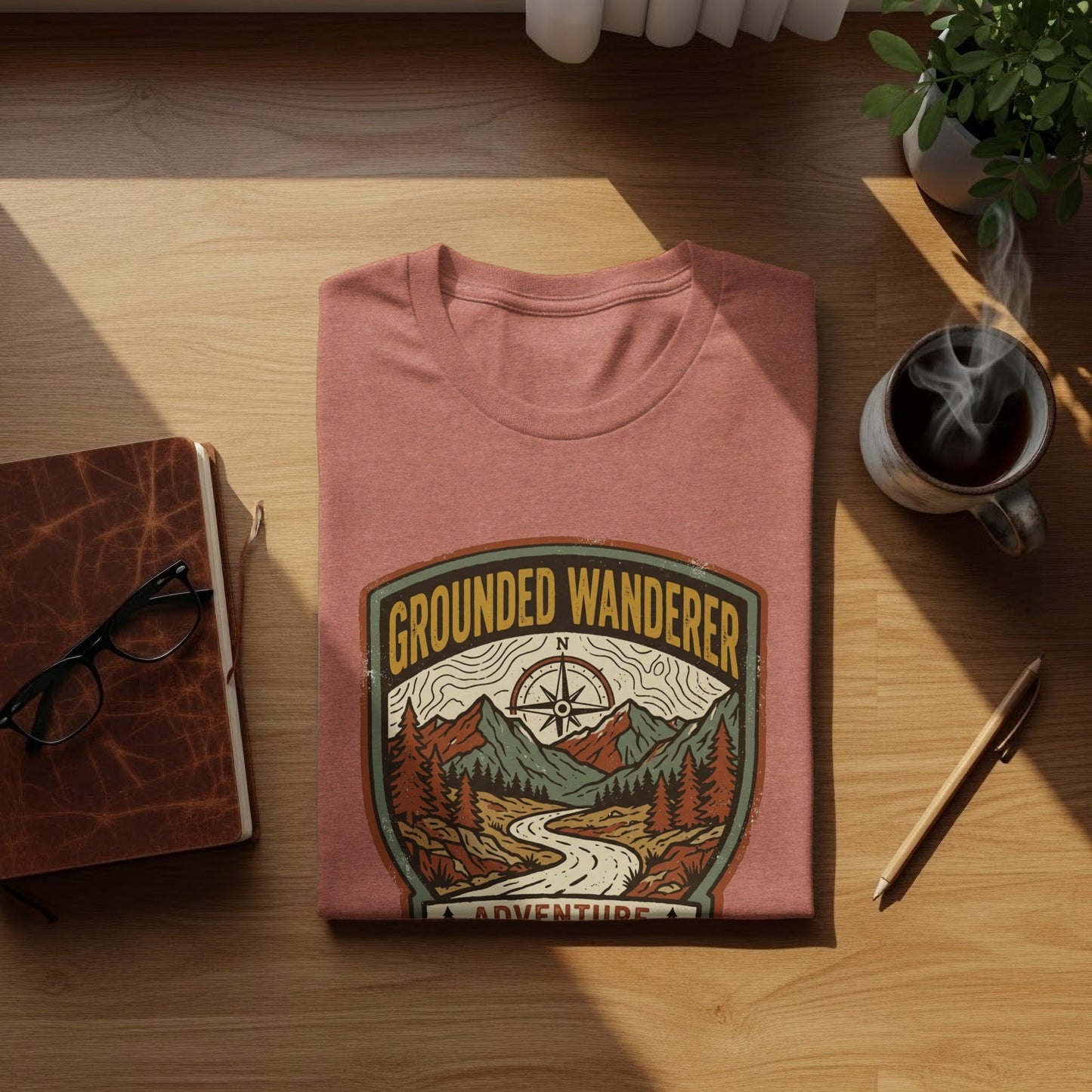 Heritage Grounded Wanderer Adventure Nomad Tee
