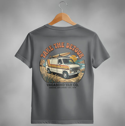 Take The Detour Retro Surf Van T-Shirt