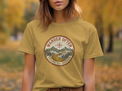 The Original Wander Often Vintage Explorer Adventure Top