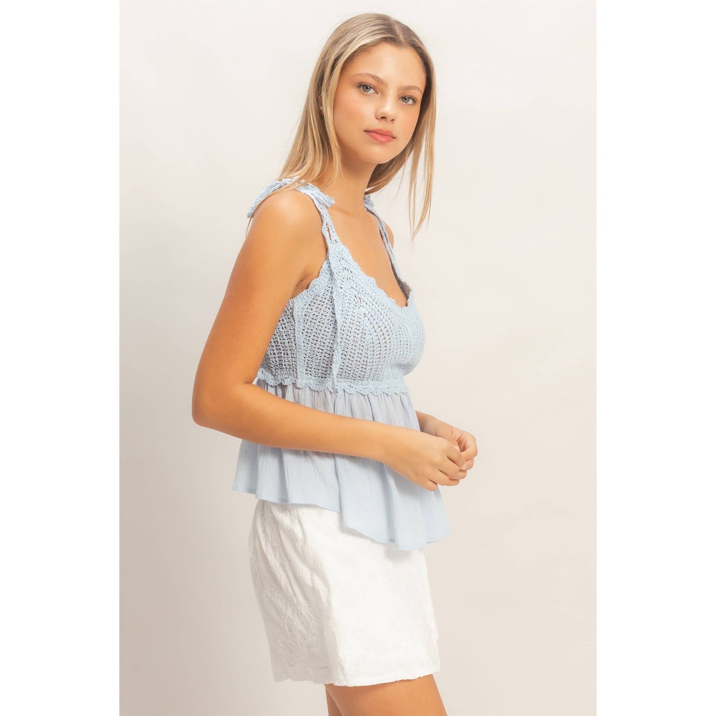 Sun + Salt Peplum Top