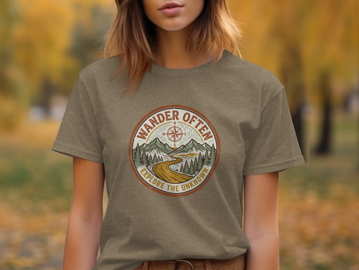 The Original Wander Often Vintage Explorer Adventure Top