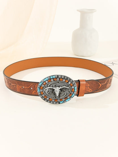 Western Denim Vintage Belt Belt European And American