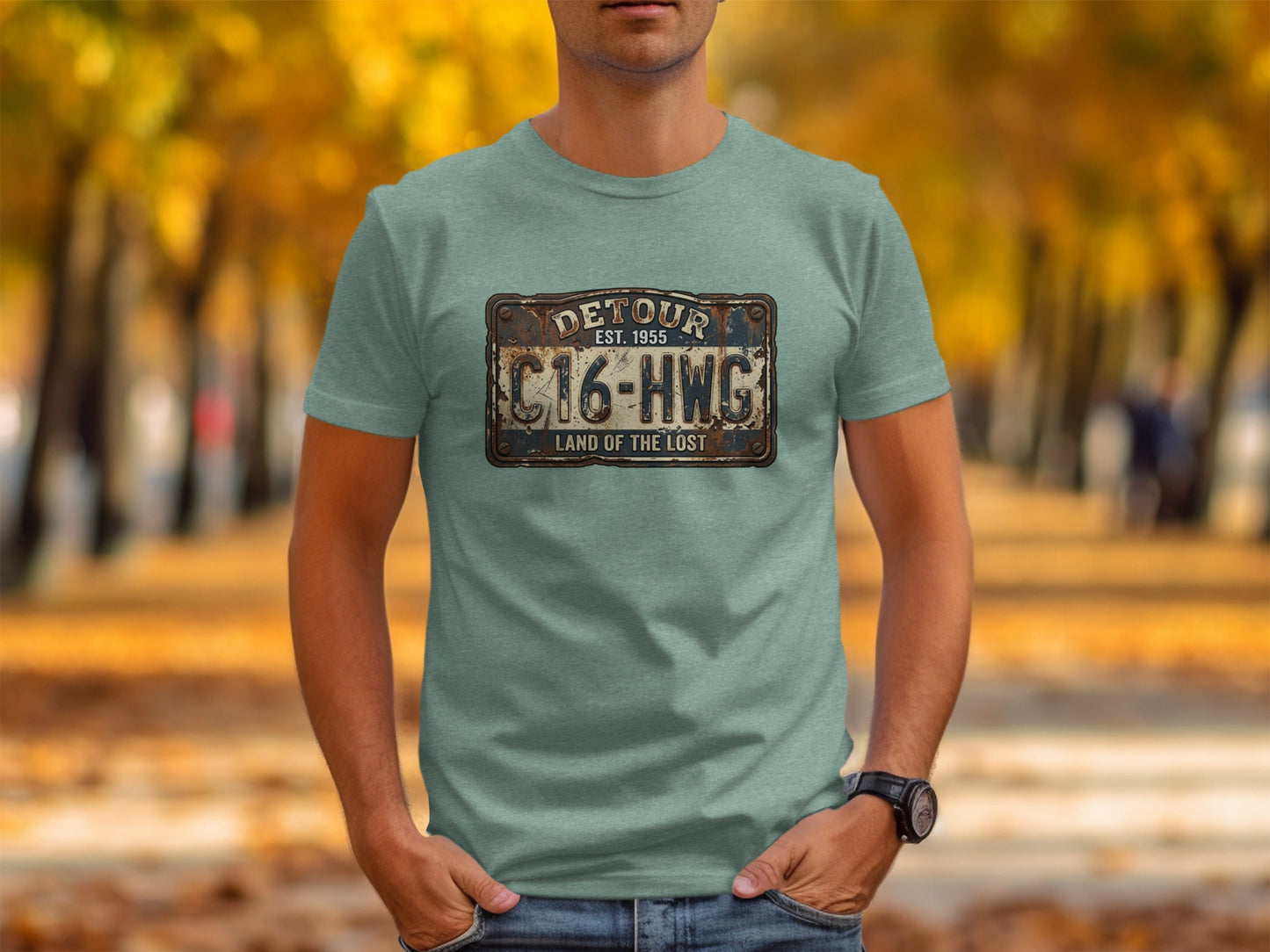 Land of the Lost Detour Plate: The Explorer's Adventure Tee