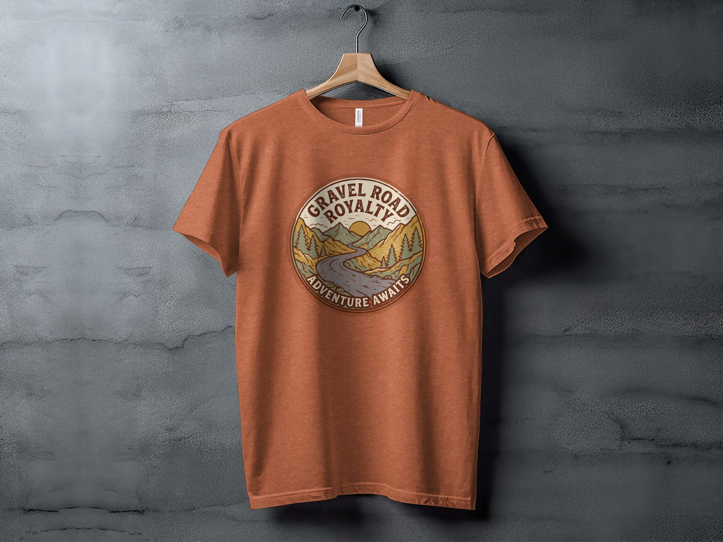 Gravel Road Royalty Vintage Adventure Tee: Backcountry Outpost Shirt