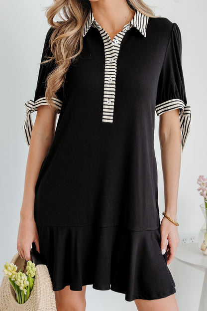 Mckenzie Sleeve Shift Mini Dress