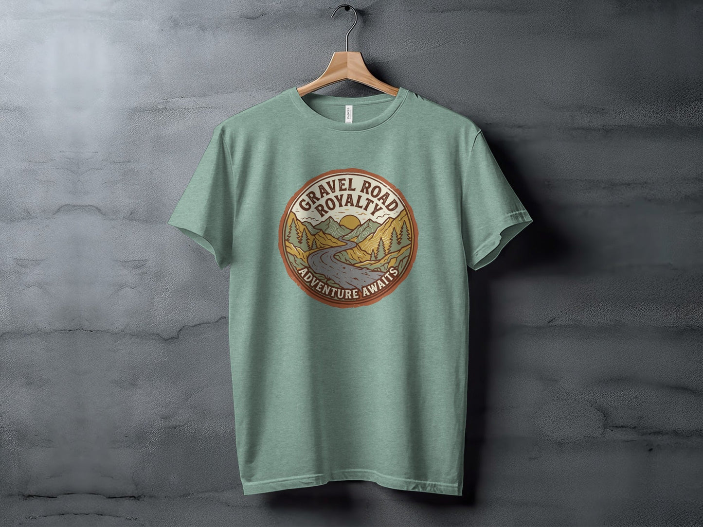 Gravel Road Royalty Vintage Adventure Tee: Backcountry Outpost Shirt