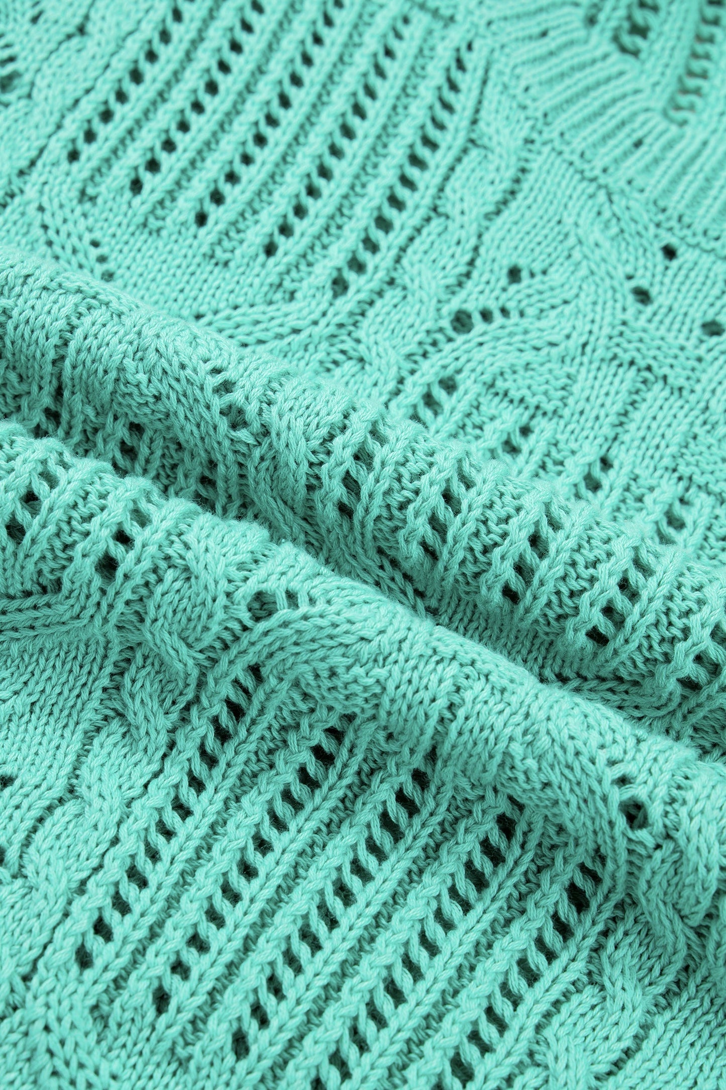River Trim Short Sleeve Sweater