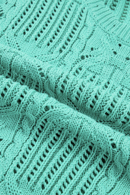 River Trim Short Sleeve Sweater