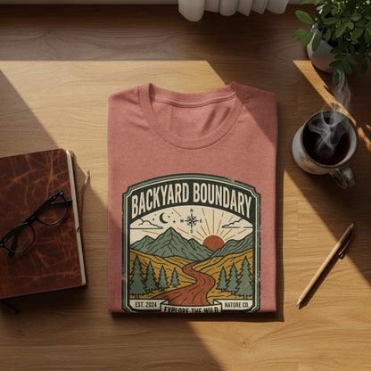 Rugged Backyard Boundary: Explore The Wild Wilderness Shirt