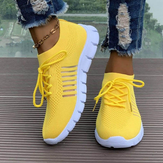 Breathable Mesh Round Toe Athletic