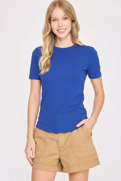Umgee Second-Skin Crew Neck Tee