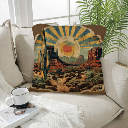 Baha Ranch Southwestern Desert Pillow Case Made in America