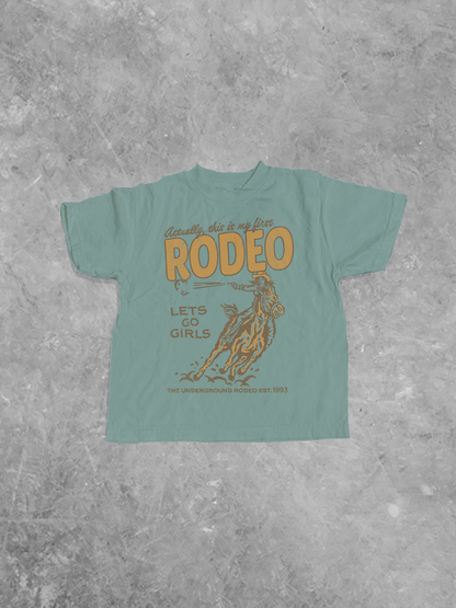 Underground Original Design: * KIDS * Actually This is My First Rodeo Kids T-Shirt