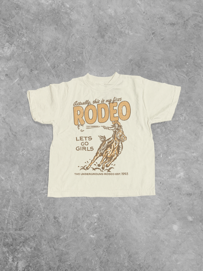 Underground Original Design: * KIDS * Actually This is My First Rodeo Kids T-Shirt