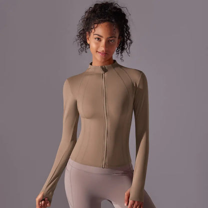 Fitness UV Protection Zipper Jacket