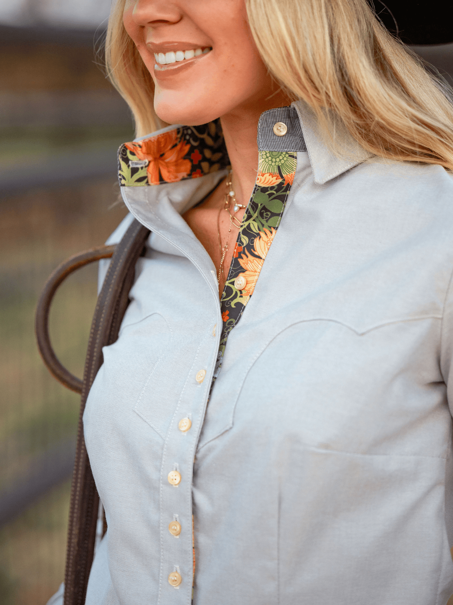 OG Khaki Women's Western Shirt