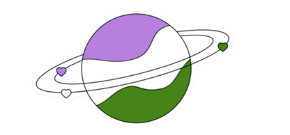 Pride Planets Stickers