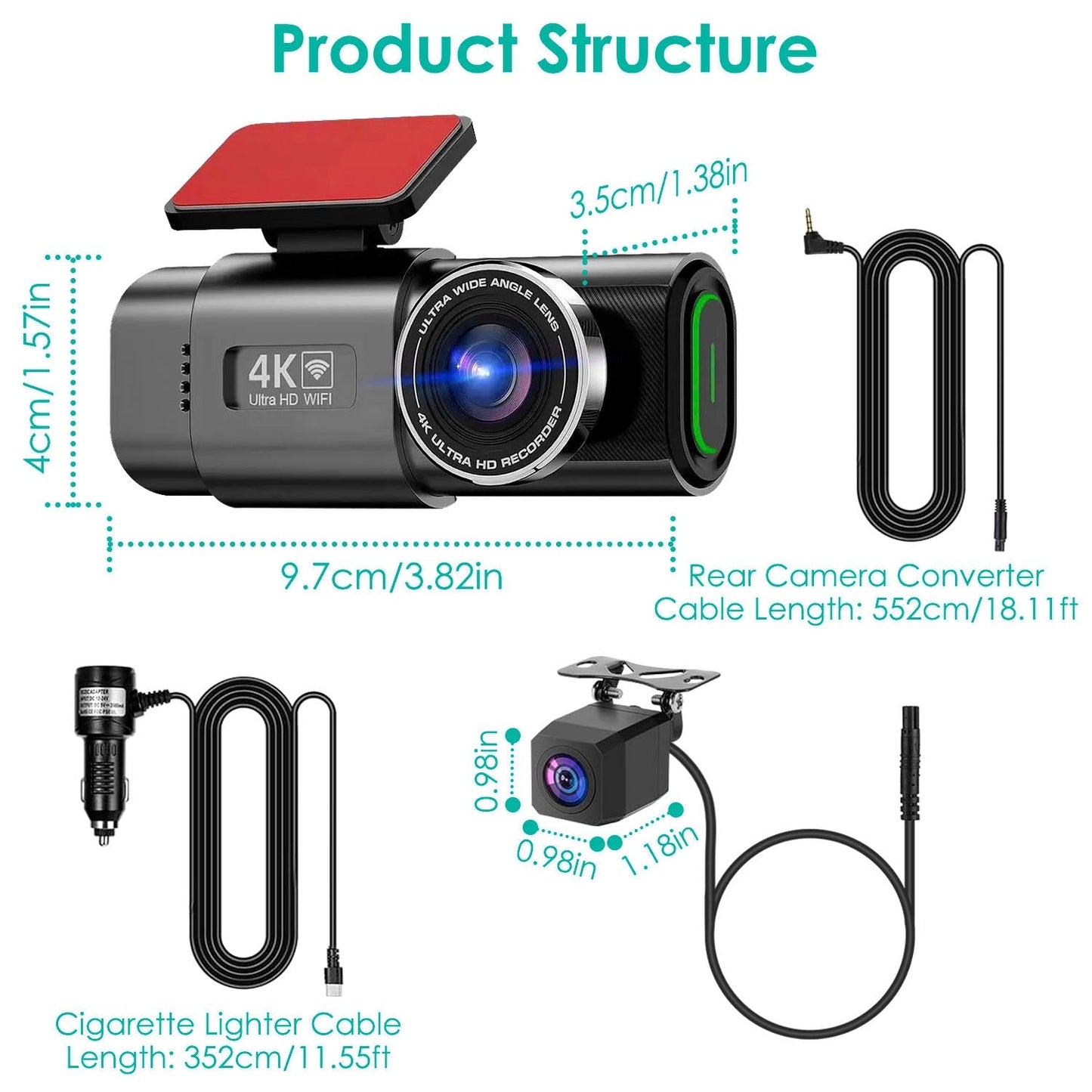 Horizon 4k Smart Dash Cam