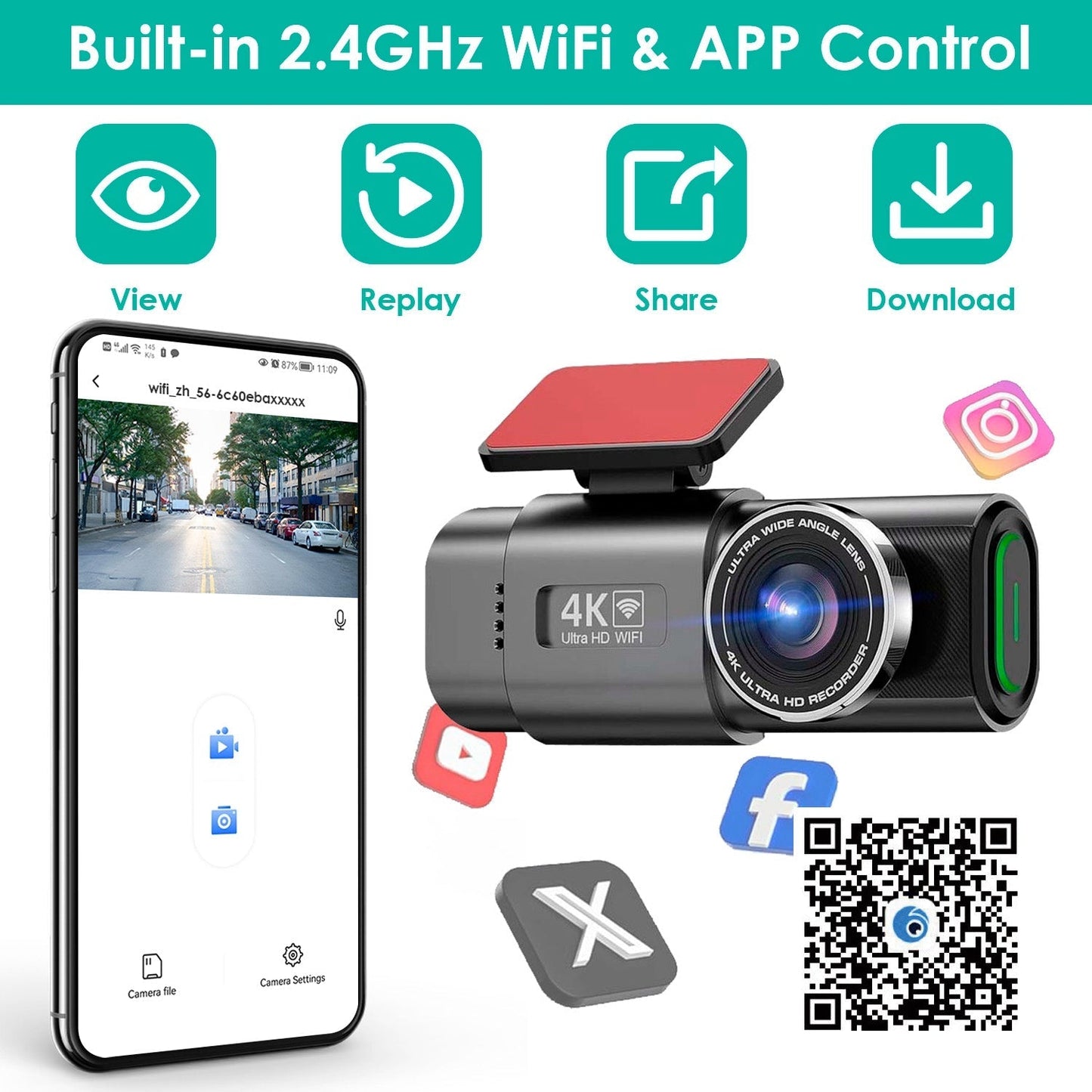 Horizon 4k Smart Dash Cam