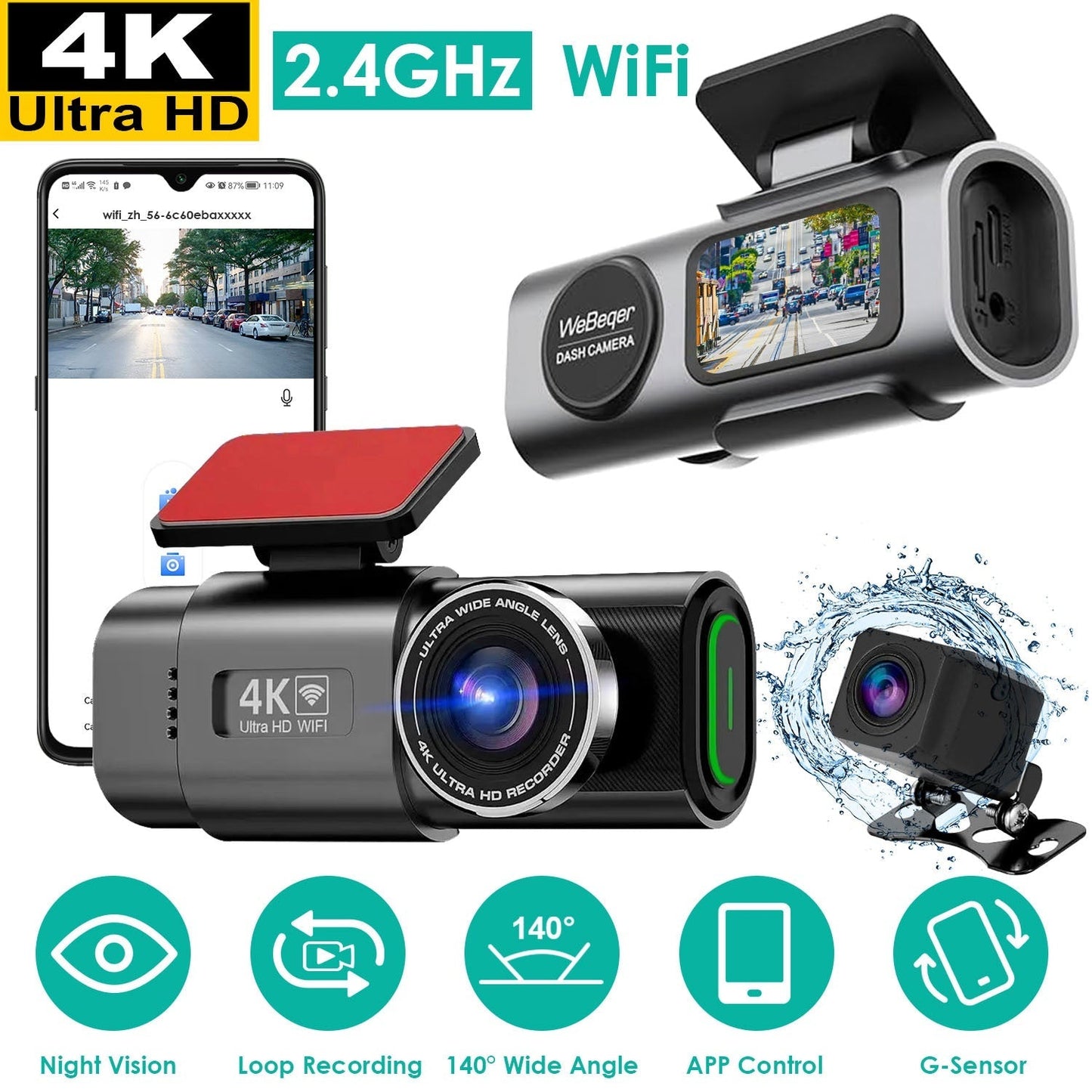 Horizon 4k Smart Dash Cam