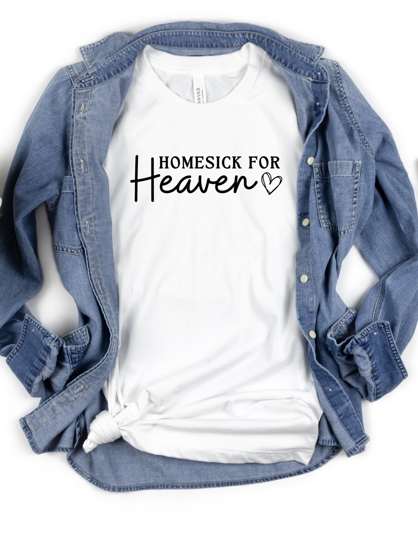 Homesick for Heaven Bella Canvas Graphic Tee