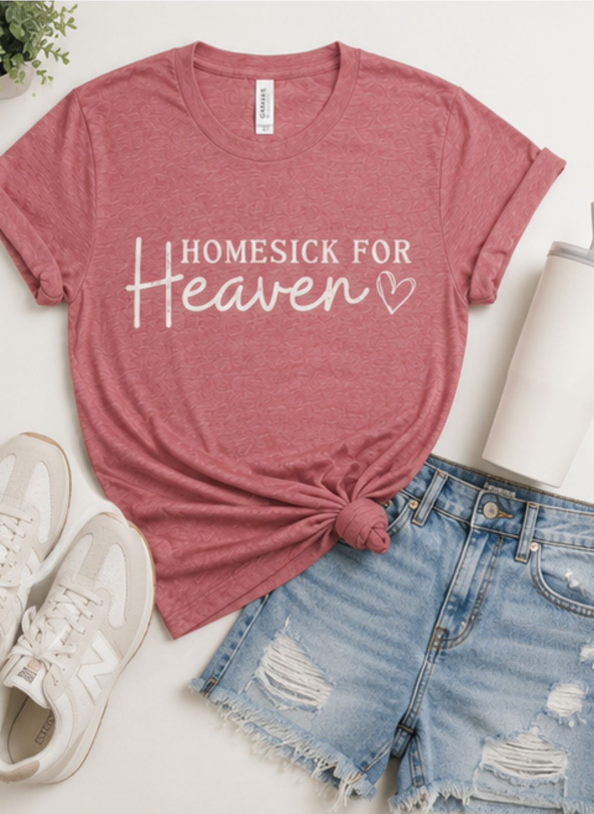 Homesick for Heaven Bella Canvas Graphic Tee