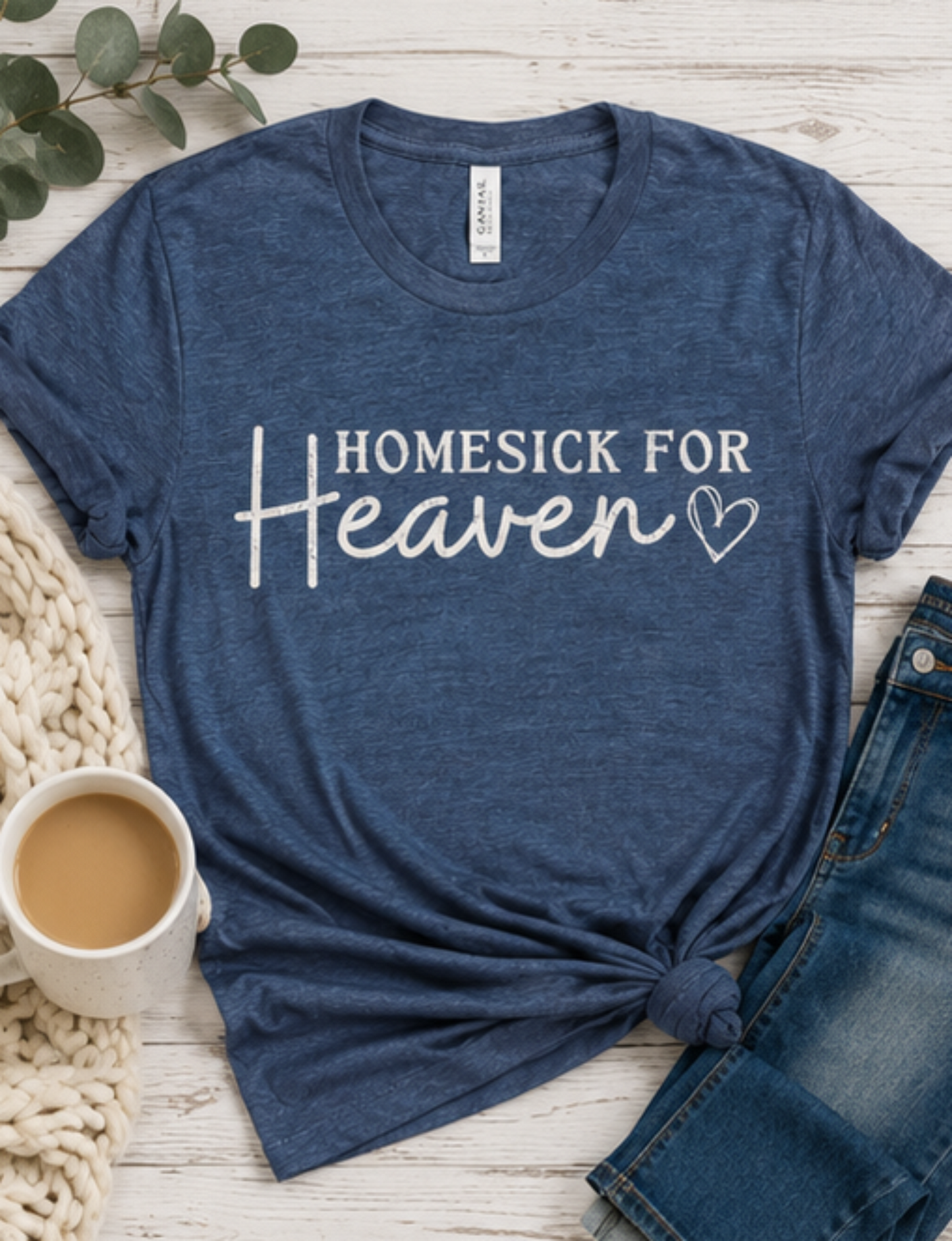 Homesick for Heaven Bella Canvas Graphic Tee