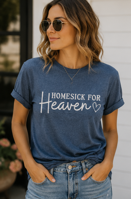 Homesick for Heaven Bella Canvas Graphic Tee