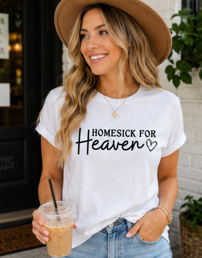 Homesick for Heaven Bella Canvas Graphic Tee