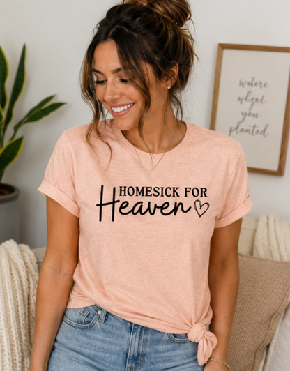 Homesick for Heaven Bella Canvas Graphic Tee