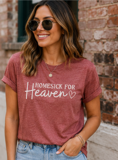 Homesick for Heaven Bella Canvas Graphic Tee