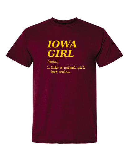 Iowa Girl Definition Graphic Tee, Tshirt, Top