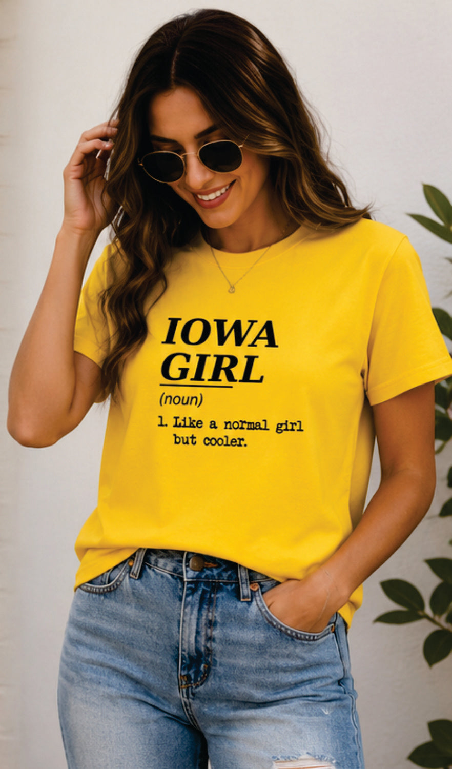 Iowa Girl Definition Graphic Tee, Tshirt, Top