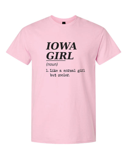Iowa Girl Definition Graphic Tee, Tshirt, Top