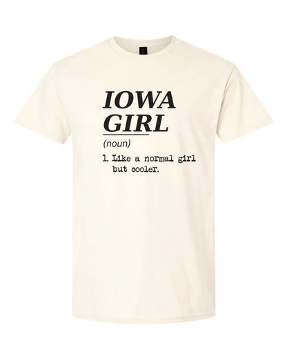 Iowa Girl Definition Graphic Tee, Tshirt, Top