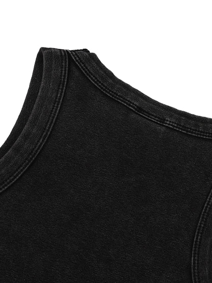 1+3 Bolt DeadHead Snow Washed Tank Top