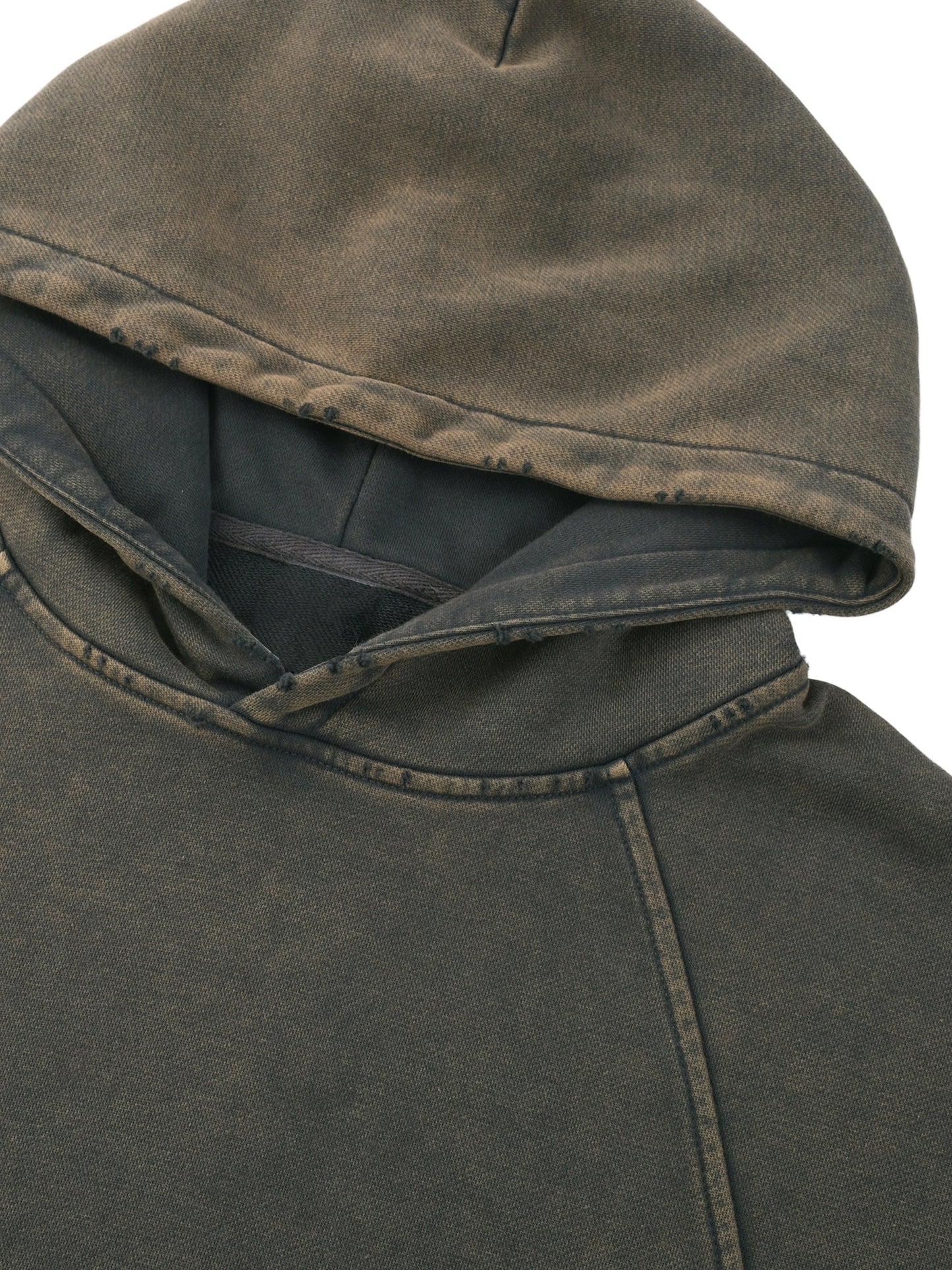 Jerry Garcia Mandala Vintage Washed Frayed-Hem Hoodie