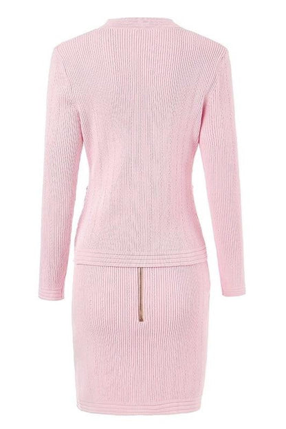 Jessica Bara Eloise Gold Button Two Piece Set As Seen On Sylwia Graff