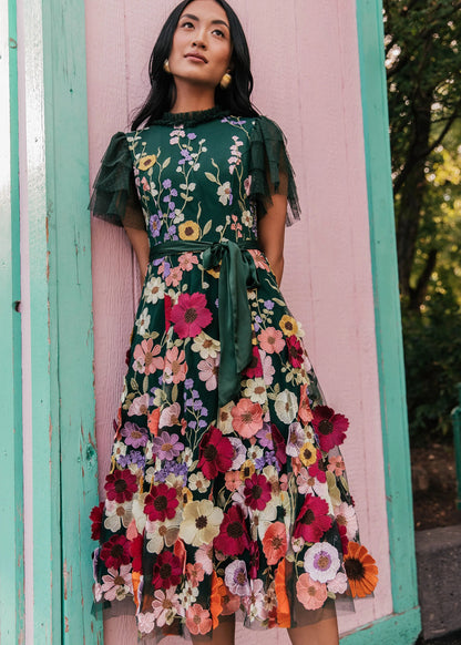 Jubilee Dress Evergreen
