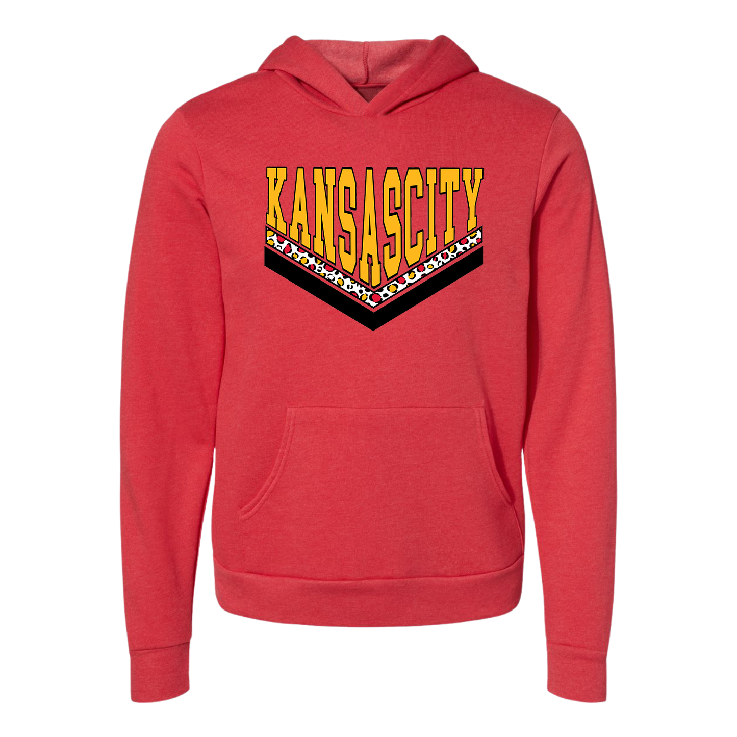 Kansas City Chevron Leopard Tee OR Sweatshirt