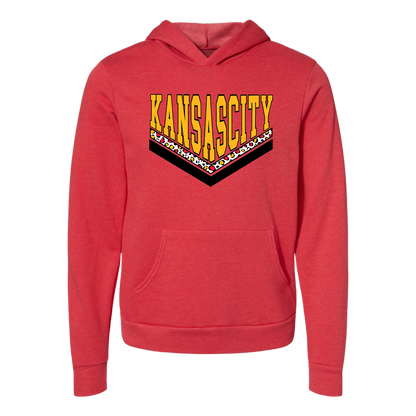 Kansas City Chevron Leopard Tee OR Sweatshirt