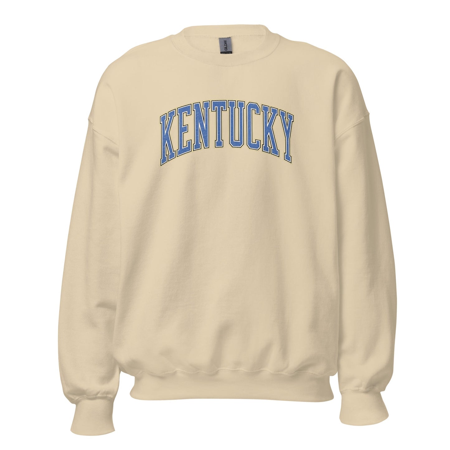 Kentucky Arch Sweatshirt | Denim Texture Design | Unisex Fit
